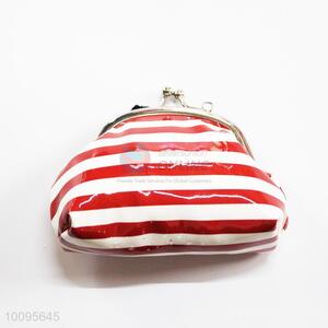 Red Streak Pattern Coin Holder,Coin Pouch,Coin Purse