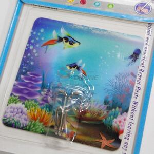 Best Selling Seaworld Printed Removable Waterproof Magic Plastic Hook