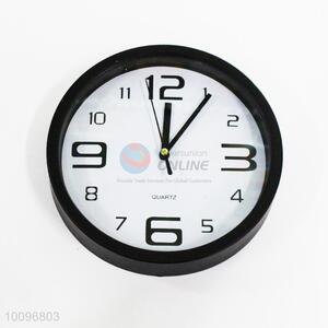 Black Border Plastic Wall Clock