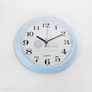 Blue Border Plastic Wall Clock