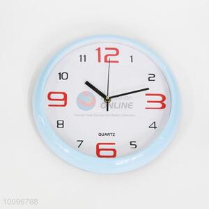 Blue Border Plastic Wall Clock