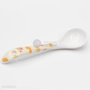 Short Handle Cartoon Pattern Meal Melamine Spoons