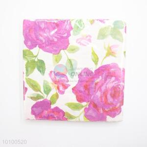 Good selling flower printing paper handkerchief/facial tissue