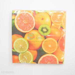 Orange&kiwi printing paper handkerchief/facial tissue