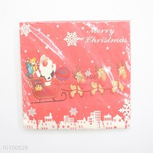 Merry Christmas paper handkerchief/facial tissue