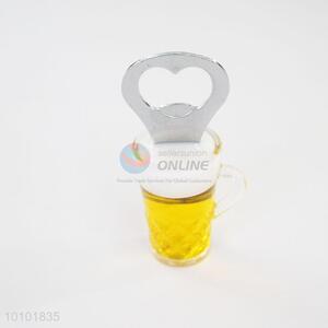 Promotional wineglass shape bottle opener