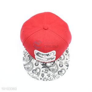 Hot sale flower embroidered peaked cap