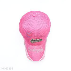 Funny breathable pink snapback cap