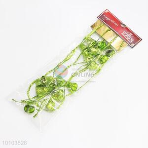 New arrival green bell beaded hang decoration for Christmas