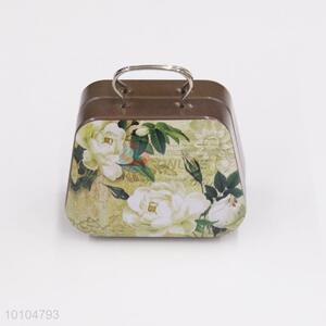2016 newest tin suitcase/mini tin box with handle/gift box