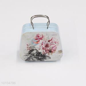 Popular mini tin suitcase/mini tin box with handle/gift box