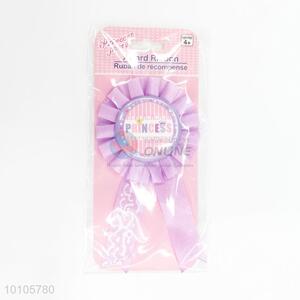 Birthday paryu purple princess decoration award ribbon