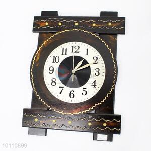 China Factory Vintage Wall Clocks Wooden Clock for Home Decoration