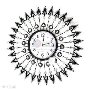 Home Decoration Art Metal Large Wall Clock for Promotion