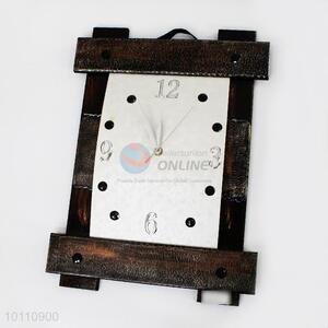 Fashion Style Vintage Wall Clocks Wooden Clock for Home Decoration