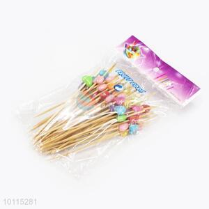 2016 New Product Bamboo Toothpicks/Fruit Picks Set
