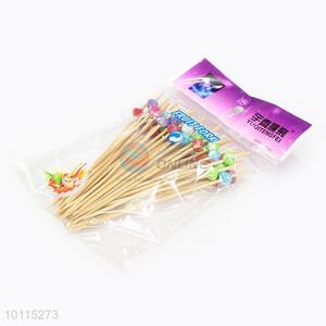 Made In China Bamboo Toothpicks/Fruit Picks Set