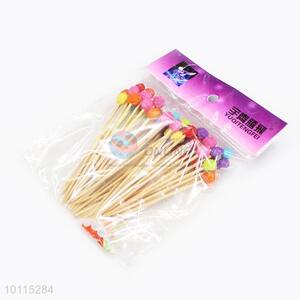 China Wholesale Bamboo Toothpicks/Fruit Picks Set