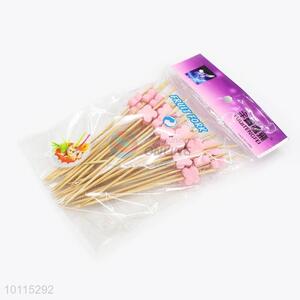 Hot Selling Bamboo Toothpicks/Fruit Picks Set