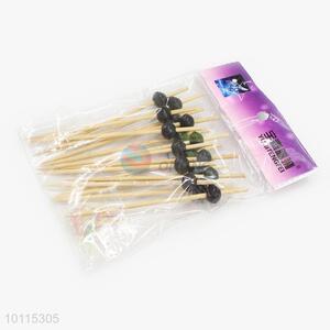 Special Design Bamboo Toothpicks/Fruit Picks Set