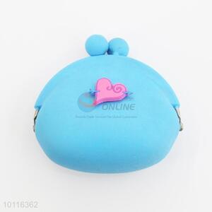 Blue Silicone Coin Purse,Coin Holder,Coin Pouch