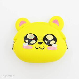 Yellow Silicone Coin Purse,Coin Holder,Coin Pouch