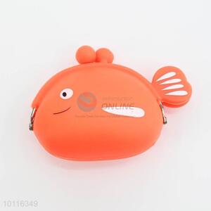 Fish Shaped Silicone Coin Purse,Coin Holder,Coin Pouch