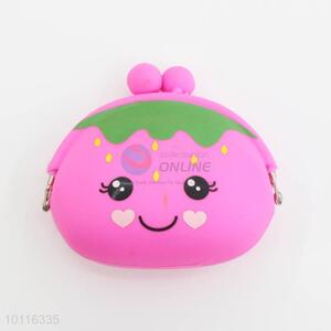 Strawberry Shaped Silicone Coin Purse,Coin Holder,Coin Pouch