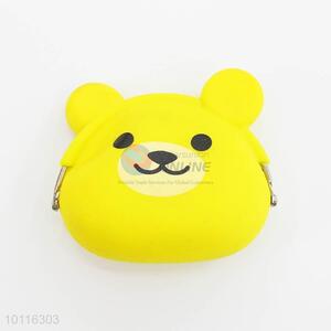 Yellow Bear Silicone Coin Purse,Coin Holder,Coin Pouch