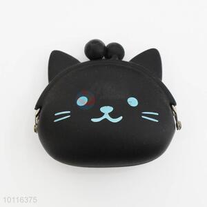 Black Cat Silicone Coin Purse,Coin Holder,Coin Pouch