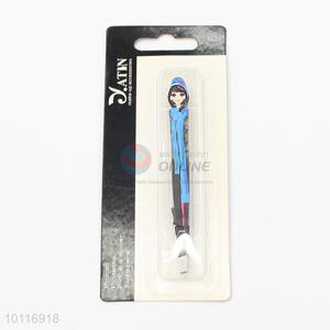 Latest Design Girl Shaped Stainless Steel Eyebrow Tweezer