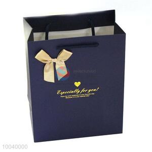 Size small bowkont silk ribbon paper packaging <em>gift</em> bag with ivory board