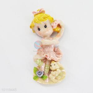 Dancing Girl Resin Fridge Magnet/Home Decoration Fridge Magnet Sticker