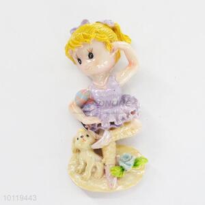 Dancing Girl Resin Fridge Magnet/Home Decoration Fridge Magnet Sticker