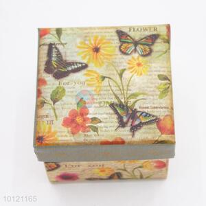 China Factory Flowers&Butterflies Printed Gift Box