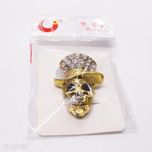 New Arrived Alloy Brooch Pin in Skull Shape