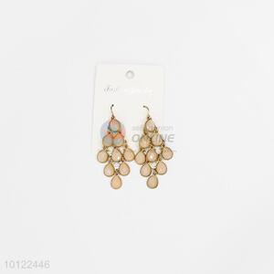 Wholesale water drop shaped dangle earrings/wedding earrings