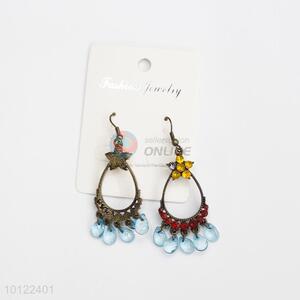 Delicate lady dangle earrings/crystal earrings