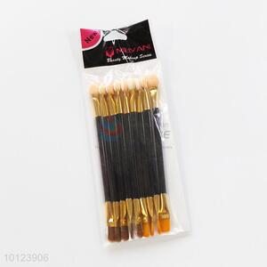 9pcs Double Ended Eyeshadow Brush Set for Eye Makeup Tool