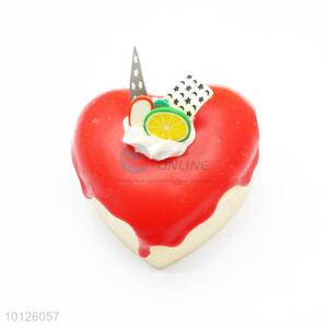 Hot sale 3d heart shaped cake fridge magnet/shop display/refrigerator magnet