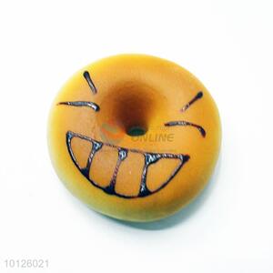 Top quality big smile face bread fridge magnet