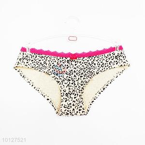 Spandex sexy briefs women underwear leopard pattern comfortable women briefs
