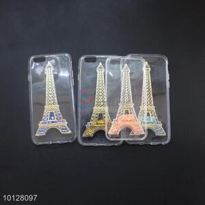 Exquisite Quicksand Shimmering Powder Eiffel Tower Pattern Phone Case for 5/5S/5SE