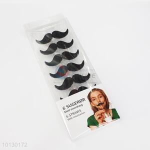 Wholesale Nice Mustache Design Customizable Straw for Party