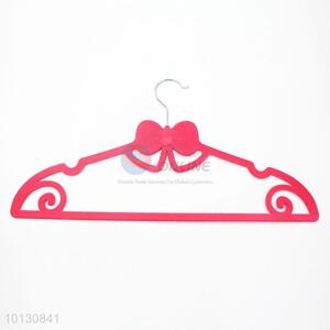 Wholesale High Quality Cheap Pink Butterfly Velvet Slip Hanger