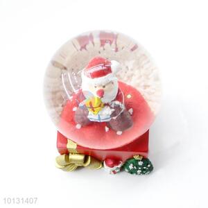 New product Father Christmas resin crystal ball