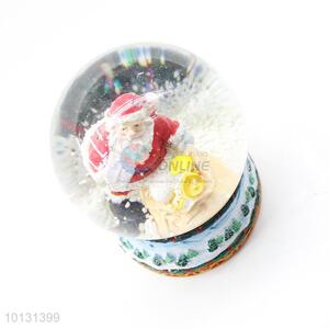 China factory Father Christmas resin crystal ball