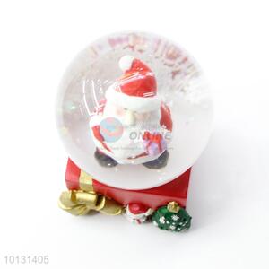 Beautiful cheap Father Christmas resin crystal ball