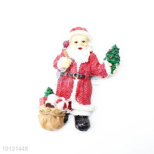 Factory price Santa Claus polyresin fridge magnet