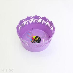 New arrivals flower hollow-out plastic fruit basket